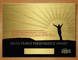Bruce Pearce Perseverance Award